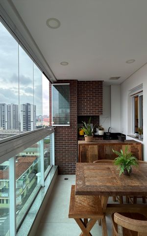 Apartamento para alugar com 54m², 1 quarto e 1 vaga Apartamento para alugar com 54m², 1 quarto e 1 vagaVaranda gourmet