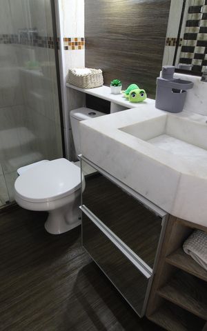 Apartamento à venda com 51m², 2 quartos e 1 vagaBanheiro Social