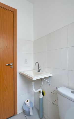 Apartamento para alugar com 42m², 2 quartos e sem vaga Apartamento para alugar com 42m², 2 quartos e sem vagaBanheiro