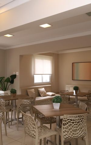 Apartamento à venda com 41m², 2 quartos e sem vagaÁrea comum - Salão de festas