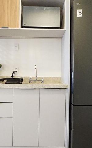 Studio para alugar com 29m², 1 quarto e sem vagaCozinha