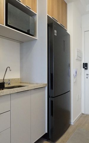Studio para alugar com 29m², 1 quarto e sem vagaCozinha