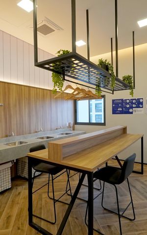 Studio para alugar com 29m², 1 quarto e sem vagaLavanderia