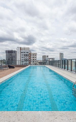 Studio para alugar com 29m², 1 quarto e sem vaga Studio para alugar com 29m², 1 quarto e sem vagaPiscina