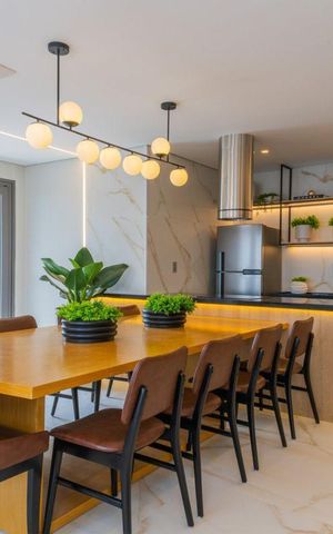 Apartamento à venda com 60m², 2 quartos e 1 vaga Apartamento à venda com 60m², 2 quartos e 1 vagaÁrea comum - Salão de festas gourmet