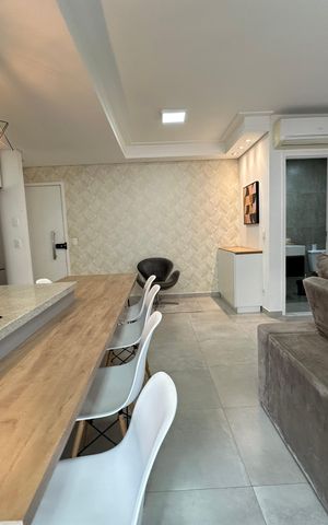 Apartamento para alugar com 66m², 1 quarto e 1 vaga Apartamento para alugar com 66m², 1 quarto e 1 vagaSala