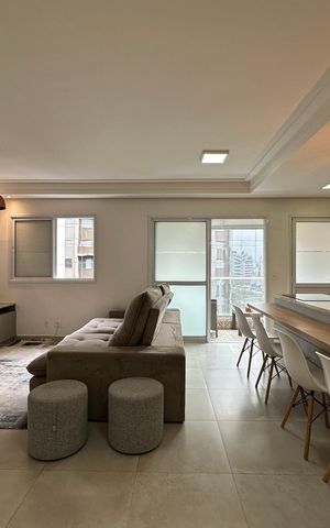 Apartamento para alugar com 66m², 1 quarto e 1 vaga Apartamento para alugar com 66m², 1 quarto e 1 vagaSala