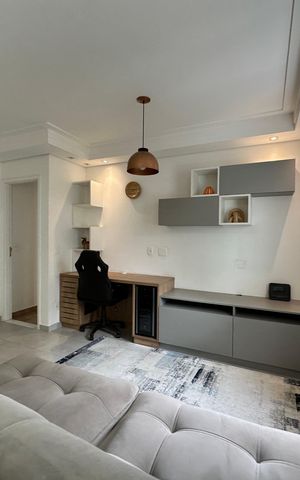 Apartamento para alugar com 66m², 1 quarto e 1 vaga Apartamento para alugar com 66m², 1 quarto e 1 vagaSala
