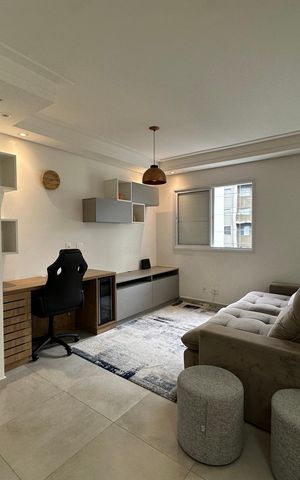 Apartamento para alugar com 66m², 1 quarto e 1 vaga Apartamento para alugar com 66m², 1 quarto e 1 vagaSala