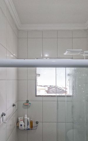 Casa à venda com 113m², 2 quartos e 2 vagas Casa à venda com 113m², 2 quartos e 2 vagasBanheiro da Suíte 1