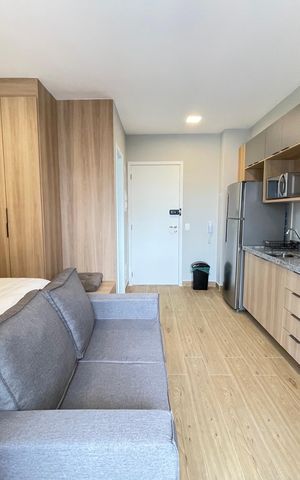 Studio para alugar com 25m², 1 quarto e sem vaga Studio para alugar com 25m², 1 quarto e sem vagaStudio