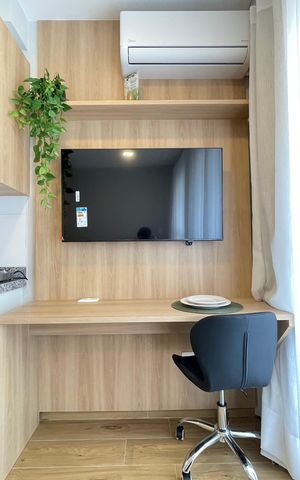 Studio para alugar com 25m², 1 quarto e sem vaga Studio para alugar com 25m², 1 quarto e sem vagaStudio