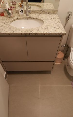 Apartamento para alugar com 44m², 1 quarto e 1 vagaBANHEIRO SUITE