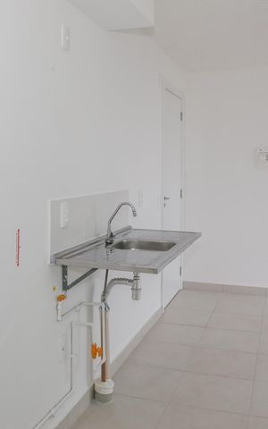 Apartamento para alugar com 34m², 2 quartos e sem vagaCozinha e Área de Serviço
