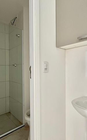 Apartamento para alugar com 26m², 1 quarto e sem vaga Apartamento para alugar com 26m², 1 quarto e sem vagaBanheiro