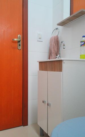 Casa para alugar com 55m², 2 quartos e 2 vagasBanheiro