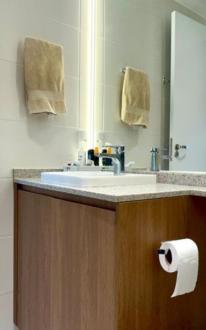 Studio para alugar com 39m², 1 quarto e sem vaga Studio para alugar com 39m², 1 quarto e sem vagaBanheiro da Suíte