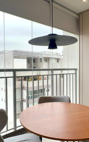 Studio para alugar com 39m², 1 quarto e sem vaga Studio para alugar com 39m², 1 quarto e sem vagaVaranda