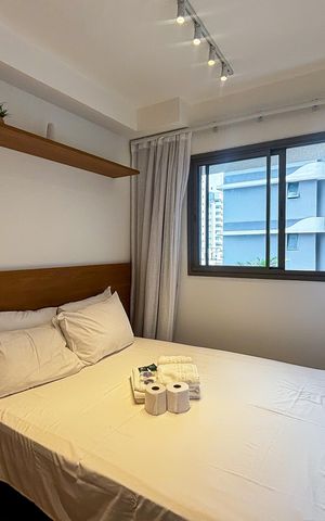 Apartamento para alugar com 29m², 1 quarto e sem vaga