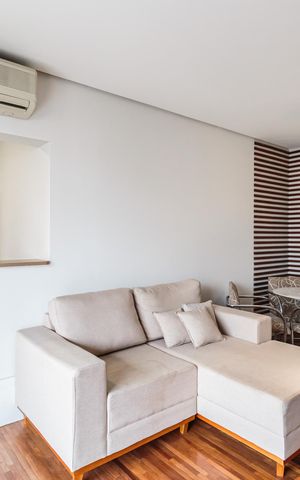 Apartamento para alugar com 48m², 1 quarto e 1 vaga Apartamento para alugar com 48m², 1 quarto e 1 vagaSala