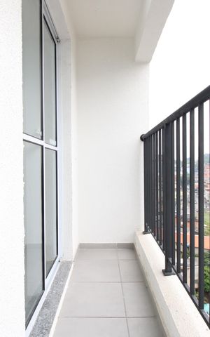 Apartamento para alugar com 38m², 2 quartos e sem vagaVaranda