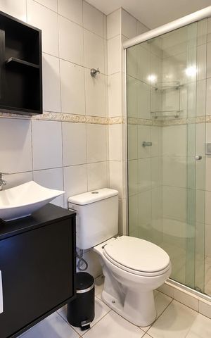 Apartamento para alugar com 47m², 2 quartos e sem vaga Apartamento para alugar com 47m², 2 quartos e sem vagaBanheiro