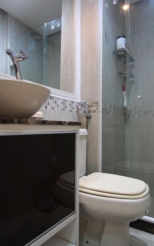 Apartamento à venda com 65m², 2 quartos e 1 vagaBanheiro social