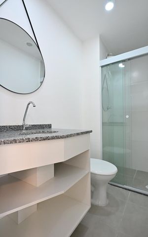 Apartamento para alugar com 53m², 1 quarto e sem vagaBanheiro