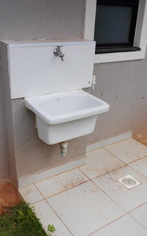Casa de condomínio para alugar com 74m², 2 quartos e 1 vagaQuintal