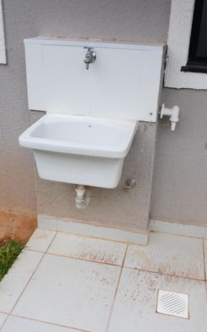 Casa de condomínio para alugar com 74m², 2 quartos e 1 vagaQuintal