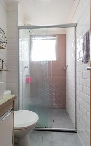 Apartamento à venda com 46m², 2 quartos e 1 vaga Apartamento à venda com 46m², 2 quartos e 1 vagaBanheiro