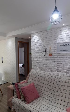 Apartamento à venda com 46m², 2 quartos e 1 vaga Apartamento à venda com 46m², 2 quartos e 1 vagaSalas