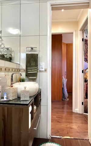 Apartamento para alugar com 55m², 2 quartos e 1 vaga Apartamento para alugar com 55m², 2 quartos e 1 vagaBanheiro