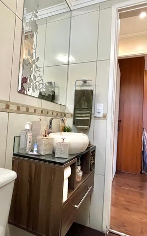 Apartamento para alugar com 55m², 2 quartos e 1 vaga Apartamento para alugar com 55m², 2 quartos e 1 vagaBanheiro