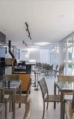 Apartamento para alugar com 96m², 2 quartos e 2 vagas Apartamento para alugar com 96m², 2 quartos e 2 vagasÁrea comum - Churrasqueira