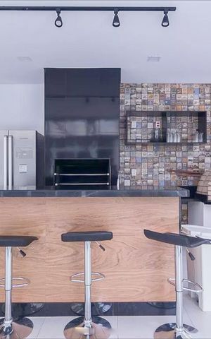 Apartamento para alugar com 96m², 2 quartos e 2 vagas Apartamento para alugar com 96m², 2 quartos e 2 vagasÁrea comum - Churrasqueira