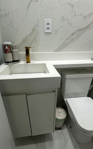 Apartamento à venda com 59m², 2 quartos e 1 vaga Apartamento à venda com 59m², 2 quartos e 1 vagaBanheiro da Suíte