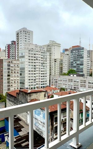 Studio para alugar com 30m², 1 quarto e sem vaga Studio para alugar com 30m², 1 quarto e sem vagaVaranda