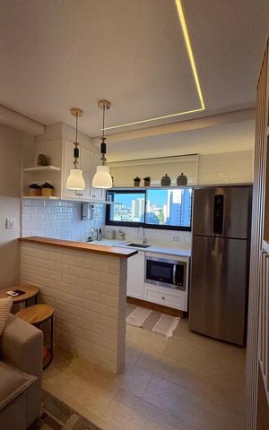 Apartamento à venda com 35m², 1 quarto e 1 vaga Apartamento à venda com 35m², 1 quarto e 1 vagaCozinha