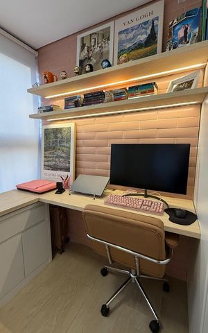 Apartamento à venda com 35m², 1 quarto e 1 vaga Apartamento à venda com 35m², 1 quarto e 1 vagaVaranda
