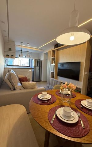 Apartamento à venda com 35m², 1 quarto e 1 vaga Apartamento à venda com 35m², 1 quarto e 1 vagaSala