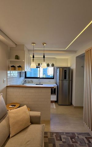 Apartamento à venda com 35m², 1 quarto e 1 vaga Apartamento à venda com 35m², 1 quarto e 1 vagaCozinha