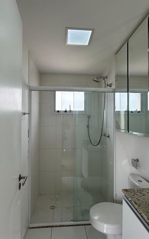 Apartamento para alugar com 78m², 3 quartos e 1 vaga Apartamento para alugar com 78m², 3 quartos e 1 vagaBanheiro da Suíte