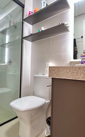 Apartamento para alugar com 50m², 1 quarto e 1 vaga Apartamento para alugar com 50m², 1 quarto e 1 vagaBanheiro