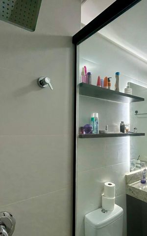 Apartamento para alugar com 50m², 1 quarto e 1 vaga Apartamento para alugar com 50m², 1 quarto e 1 vagaBanheiro