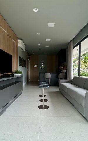 Apartamento para alugar com 50m², 1 quarto e 1 vaga Apartamento para alugar com 50m², 1 quarto e 1 vagaÁrea comum - Salão de festas