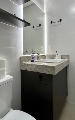 Apartamento para alugar com 50m², 1 quarto e 1 vaga Apartamento para alugar com 50m², 1 quarto e 1 vagaBanheiro