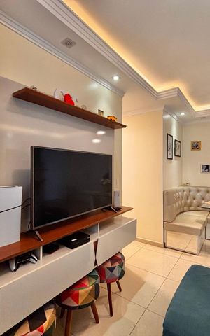 Apartamento à venda com 77m², 2 quartos e 2 vagas Apartamento à venda com 77m², 2 quartos e 2 vagasSala