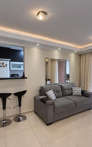 Apartamento à venda com 77m², 2 quartos e 2 vagas Apartamento à venda com 77m², 2 quartos e 2 vagasSala