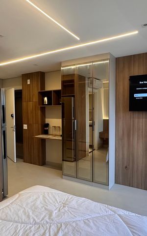 Studio para alugar com 27m², 1 quarto e sem vaga